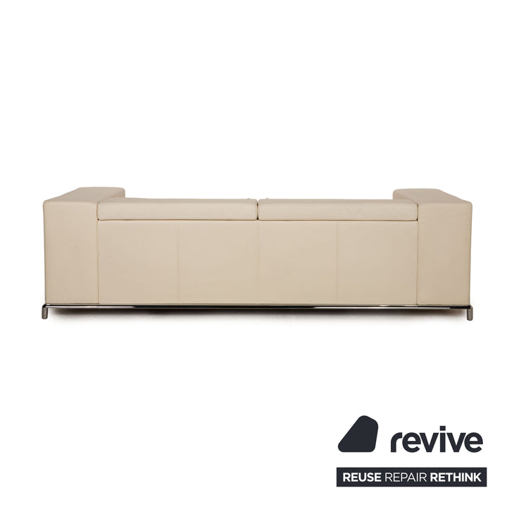 de Sede DS 7 leather sofa cream two-seater couch function