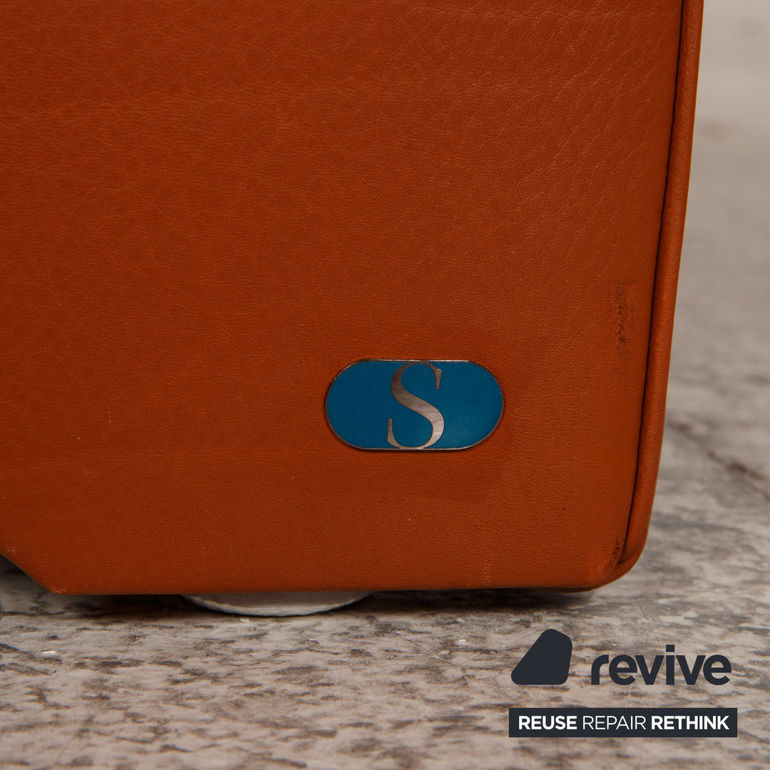 de Sede DS 70 Leder Sofa Braun Dreisitzer Couch