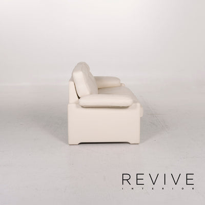 de Sede DS 70 Leder Sofa Creme Zweisitzer Couch #12163