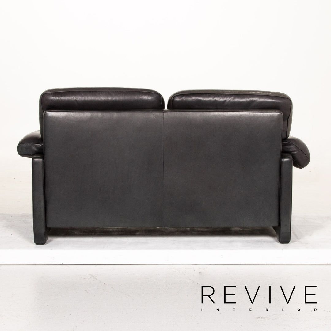 de Sede DS 70 Leder Sofa Dunkelgrün Grün Zweisitzer Couch #14827