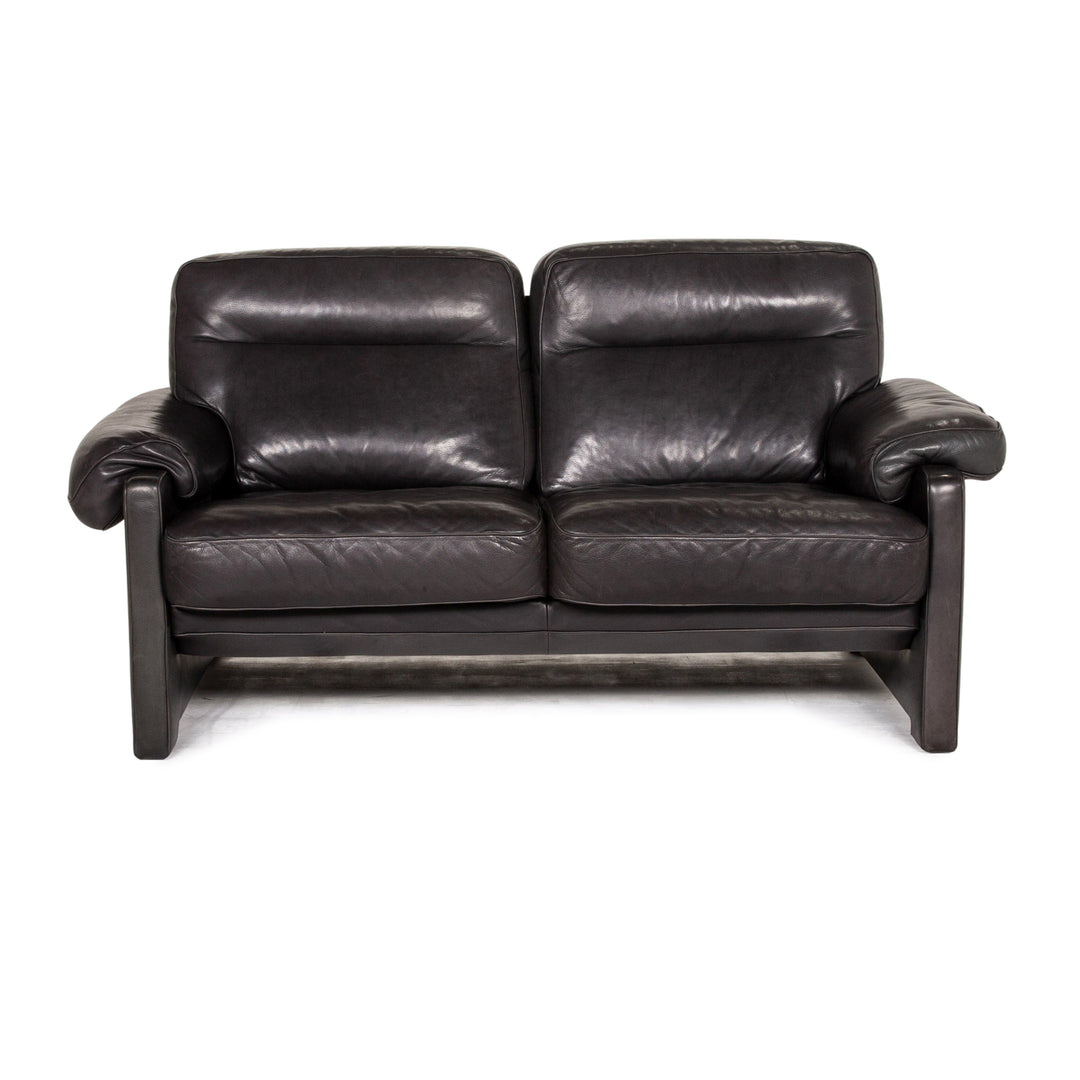 de Sede DS 70 Leder Sofa Dunkelgrün Grün Zweisitzer Couch #14827