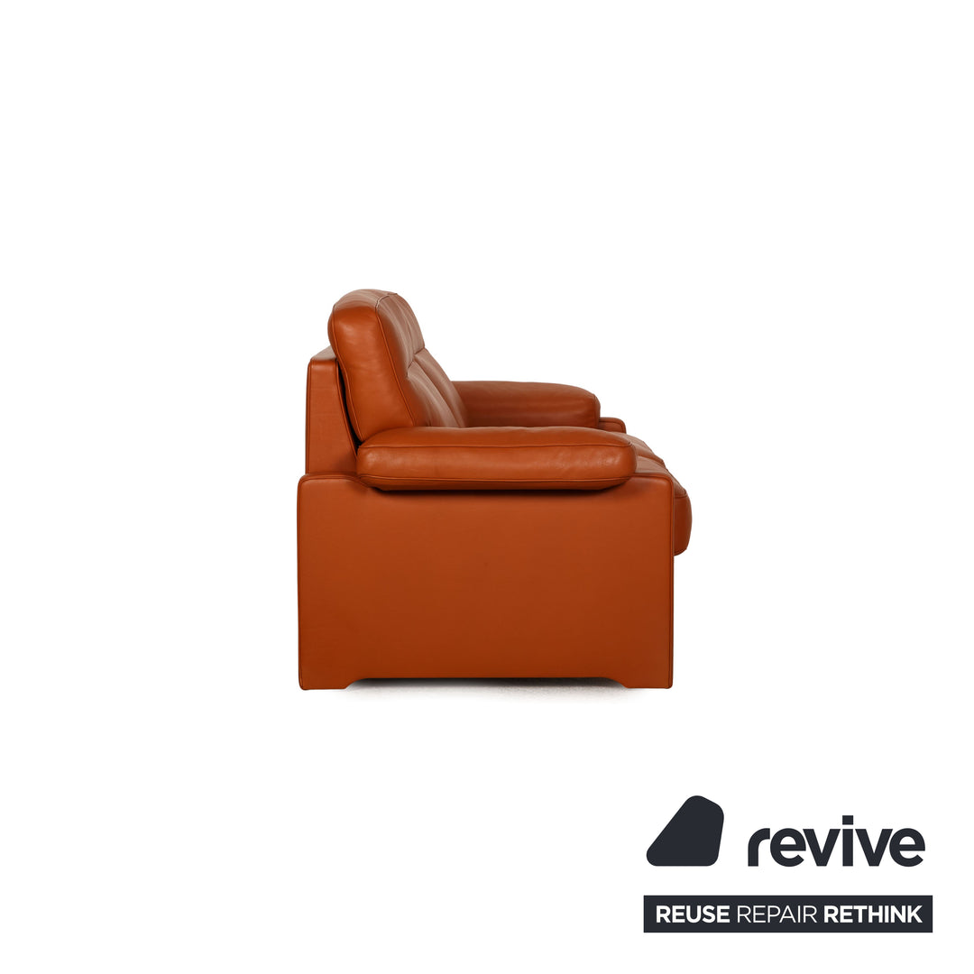 de Sede DS 70 Leder Sofa Garnitur Braun Zweisitzer Dreisitzer Couch