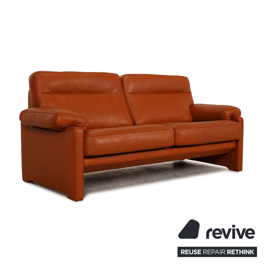 de Sede DS 70 Leder Sofa Garnitur Braun Zweisitzer Dreisitzer Couch