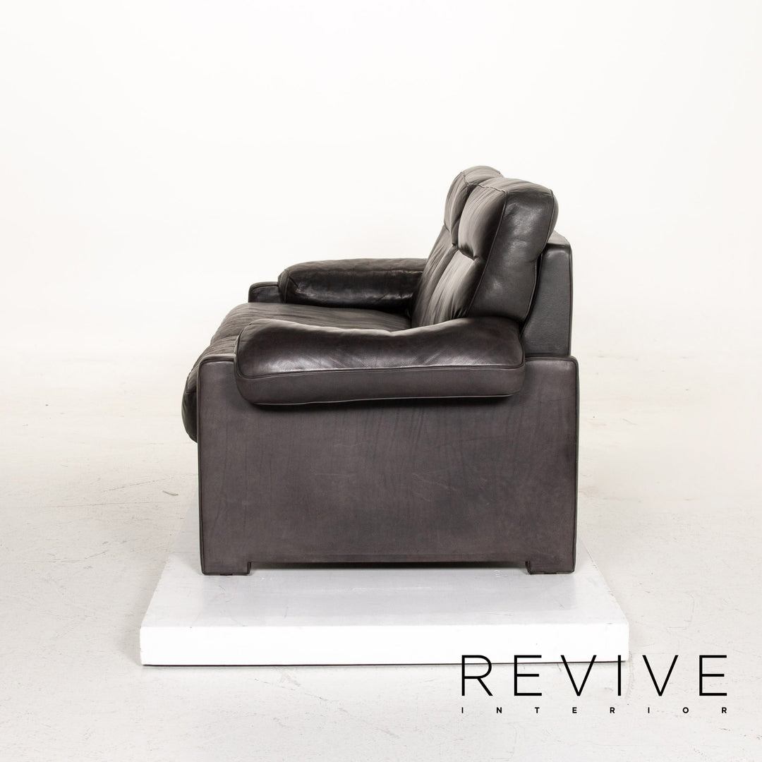 de Sede DS 70 Leder Sofa Garnitur Dunkelgrün Grün 1x Dreisitzer 1x Zweisitzer #15173