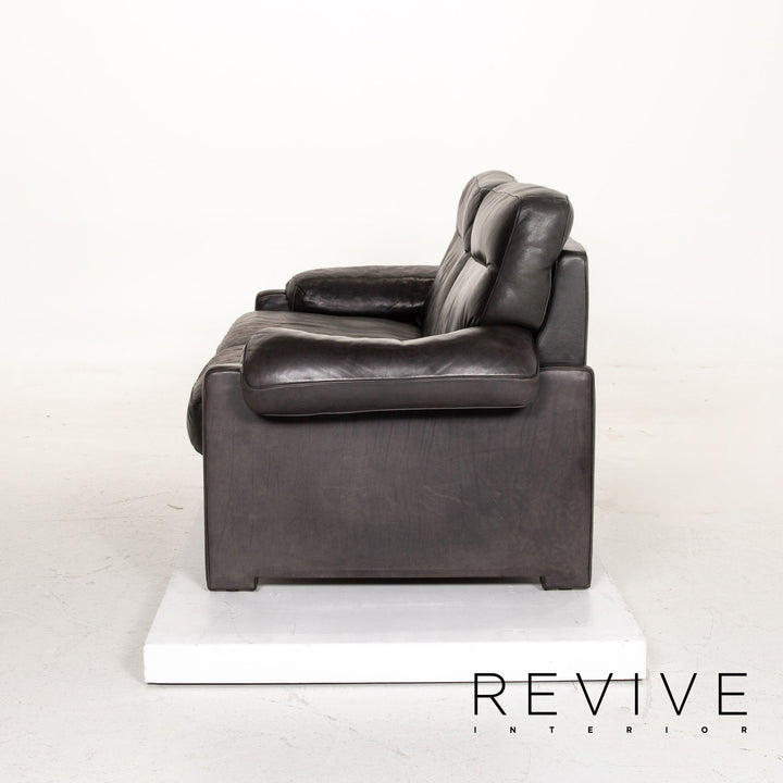 de Sede DS 70 Leder Sofa Garnitur Dunkelgrün Grün 1x Dreisitzer 1x Zweisitzer #15173
