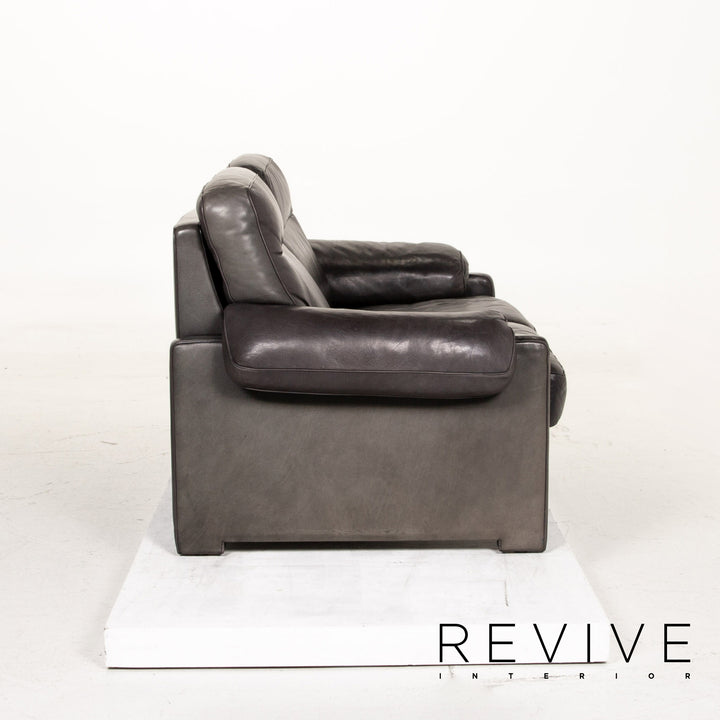de Sede DS 70 Leder Sofa Garnitur Dunkelgrün Grün 1x Dreisitzer 1x Zweisitzer #15173