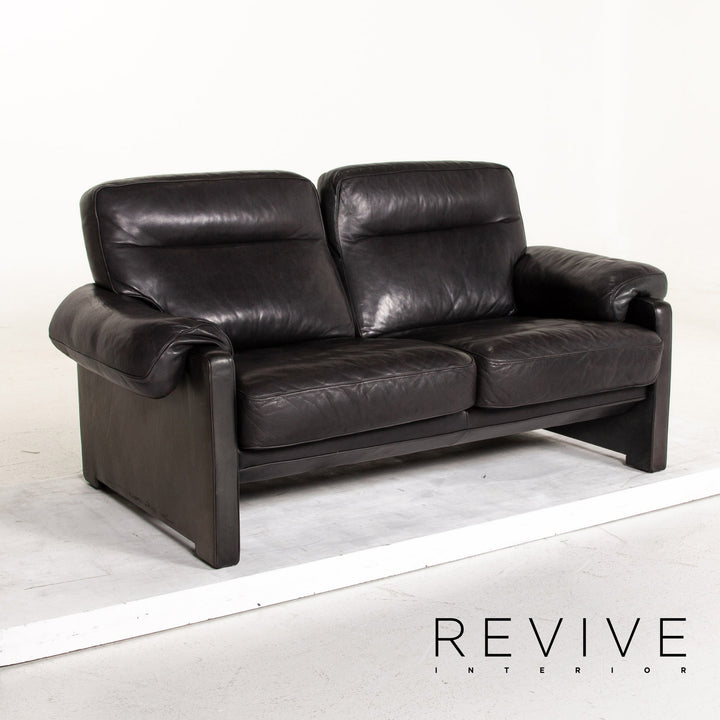 de Sede DS 70 Leder Sofa Garnitur Dunkelgrün Grün 1x Dreisitzer 1x Zweisitzer #15173