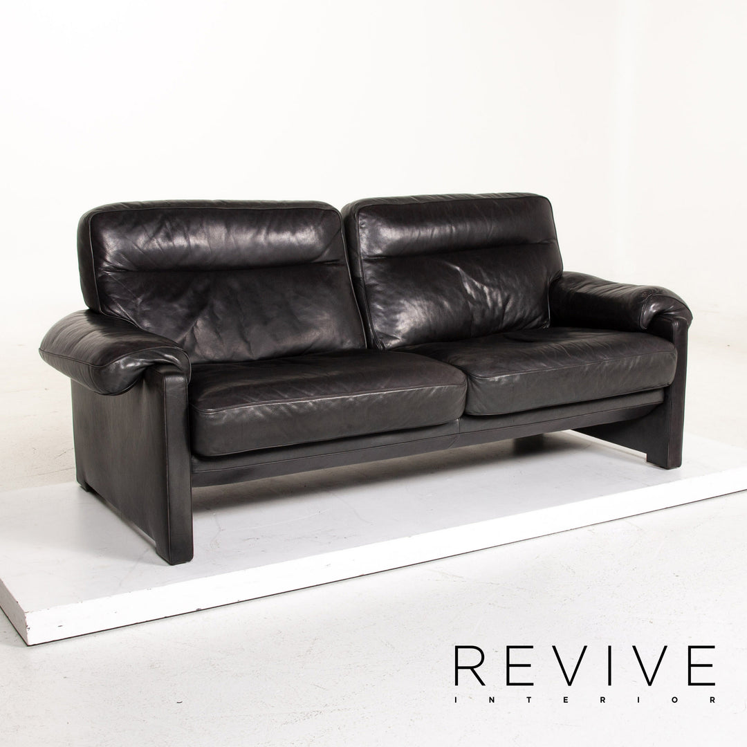 de Sede DS 70 Leder Sofa Garnitur Dunkelgrün Grün 1x Dreisitzer 1x Zweisitzer #15173