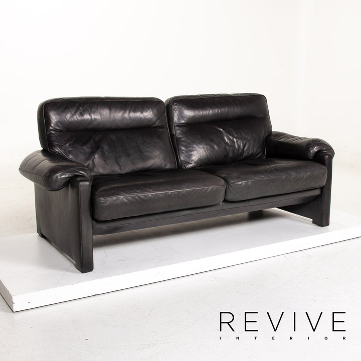 de Sede DS 70 Leder Sofa Garnitur Dunkelgrün Grün 1x Dreisitzer 1x Zweisitzer #15173