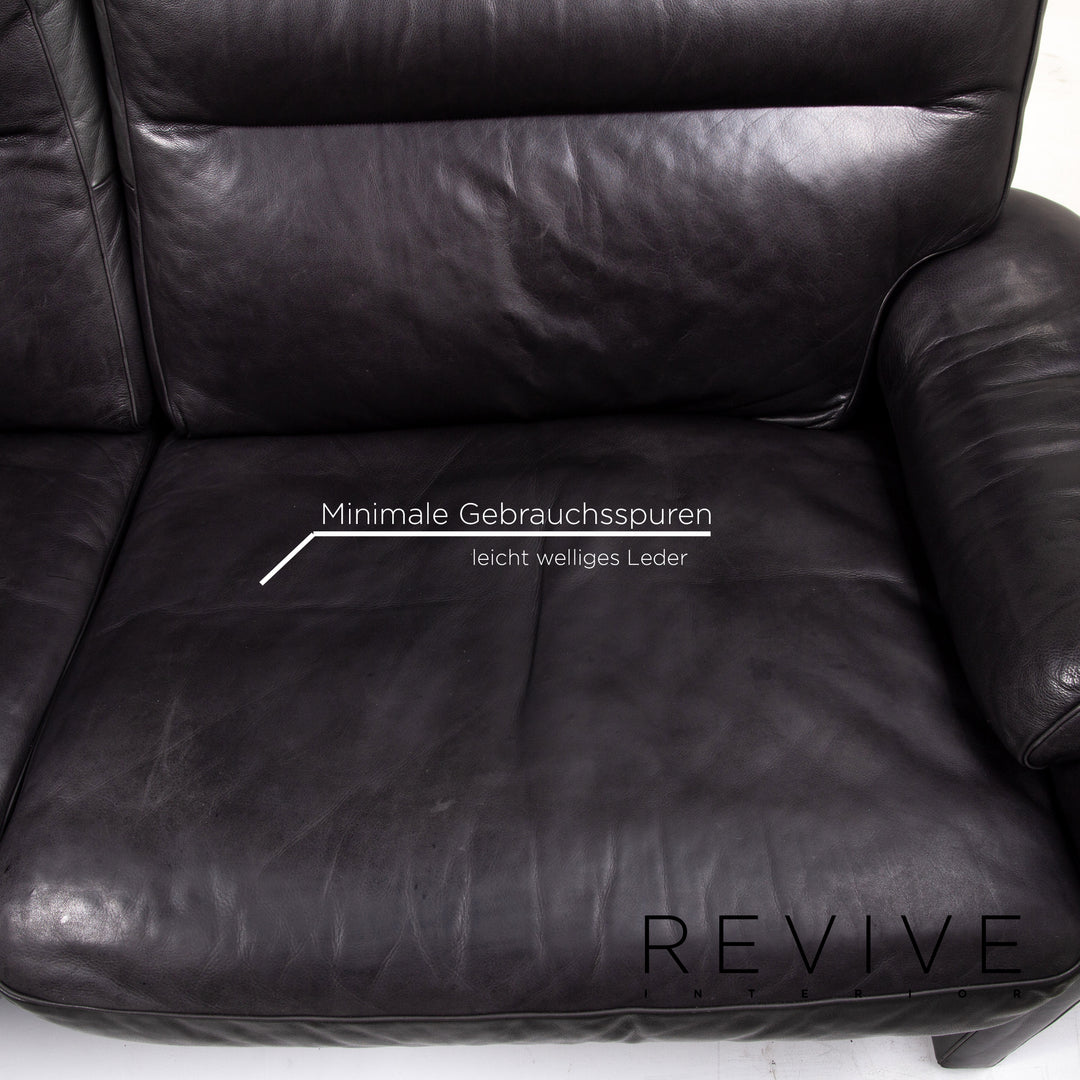 de Sede DS 70 Leder Sofa Garnitur Dunkelgrün Grün 1x Dreisitzer 1x Zweisitzer #15173