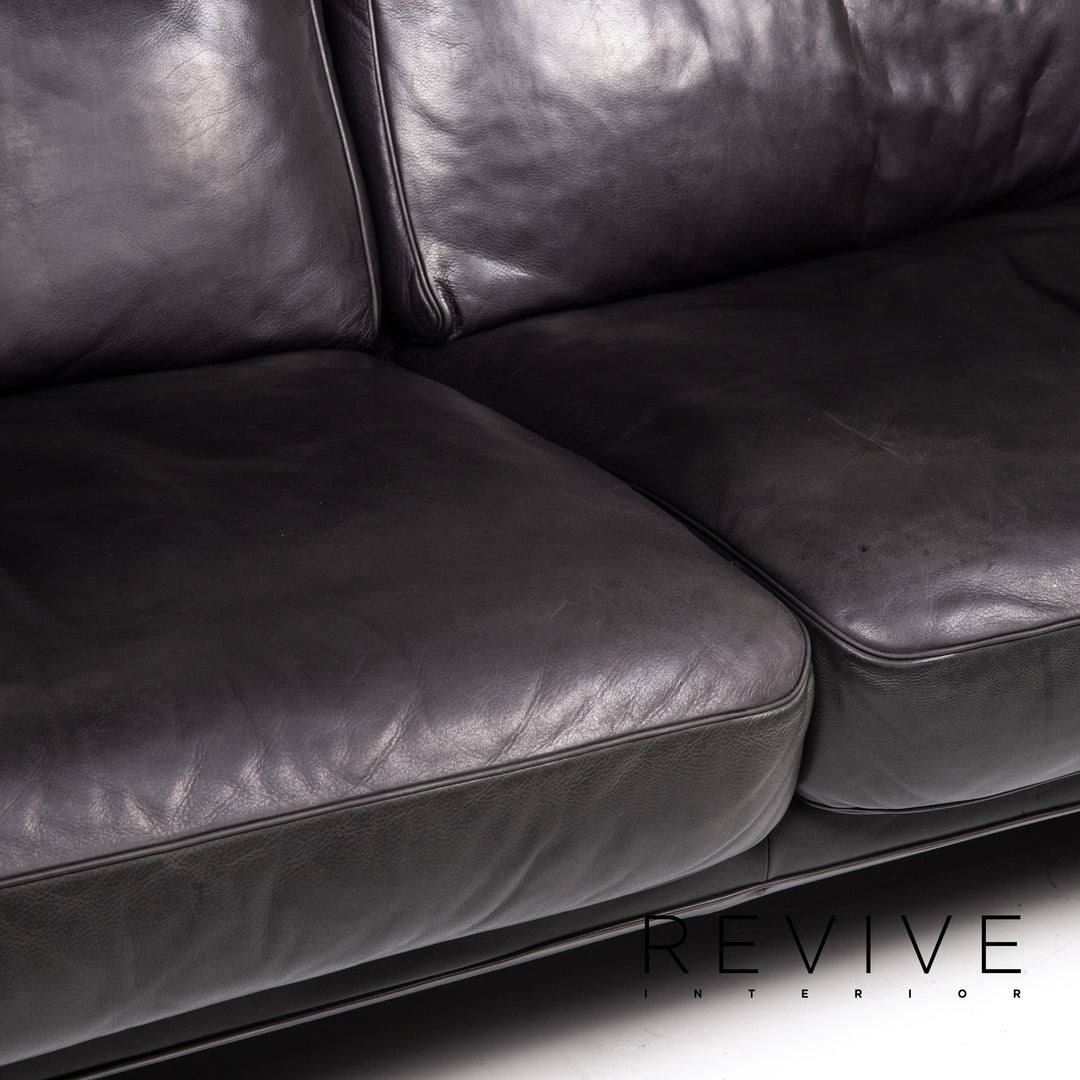 de Sede DS 70 Leder Sofa Garnitur Dunkelgrün Grün 1x Dreisitzer 1x Zweisitzer #15173