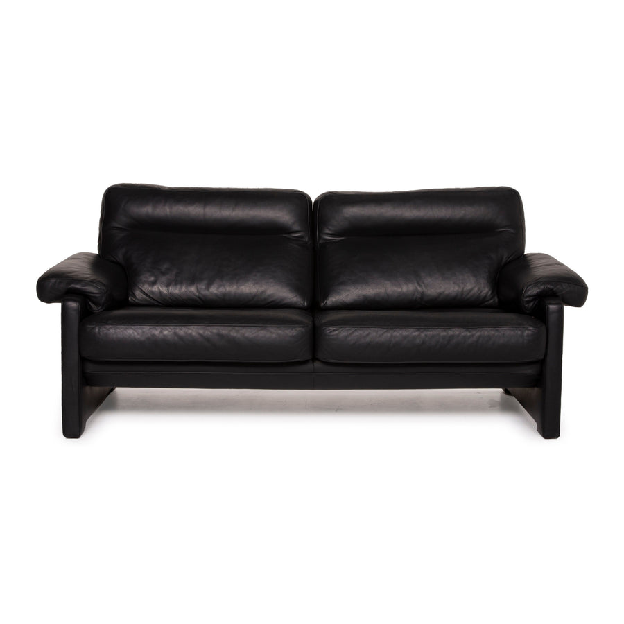 de Sede ds 70 leather sofa black three-seater