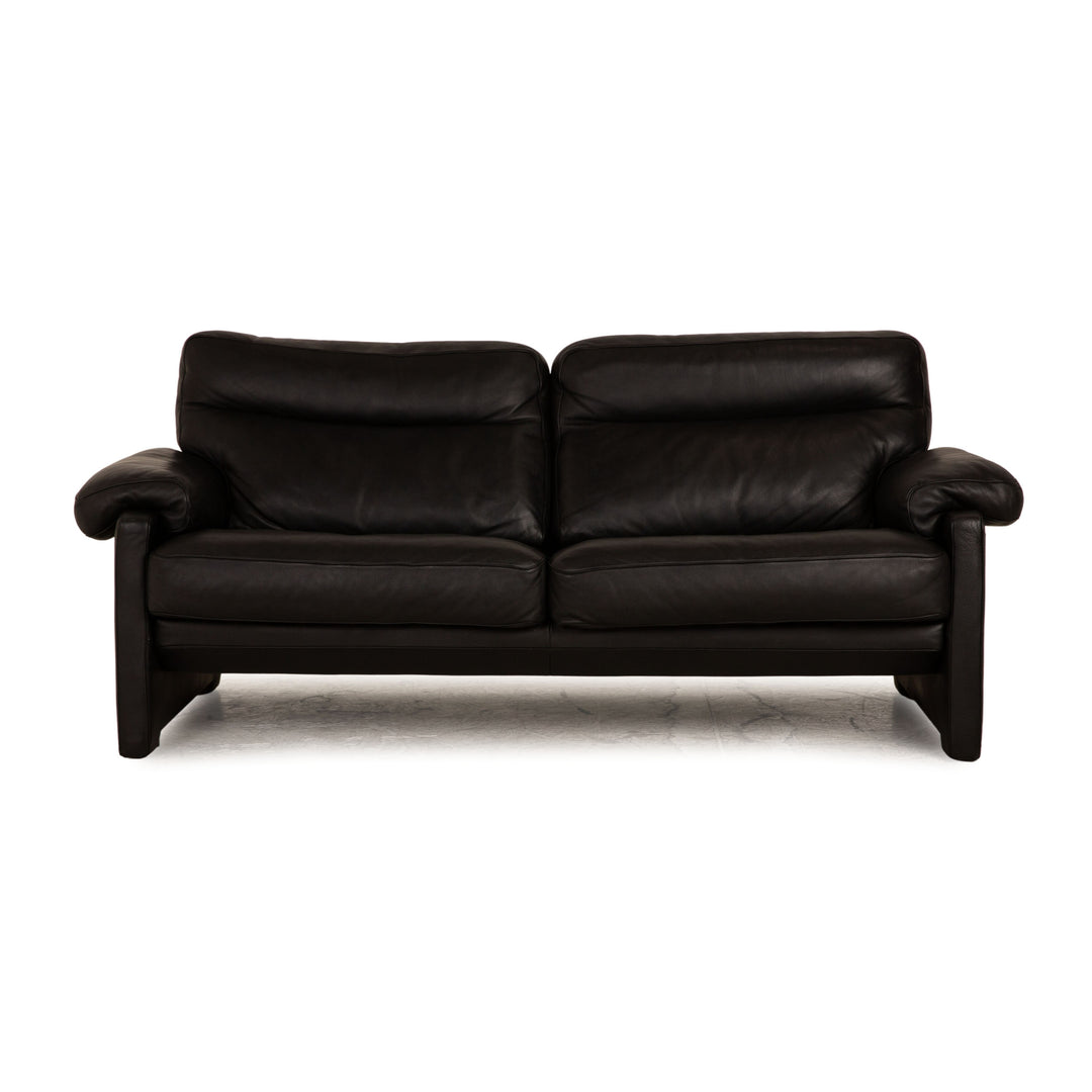 de Sede ds 70 Leder Zweisitzer Schwarz Sofa Couch