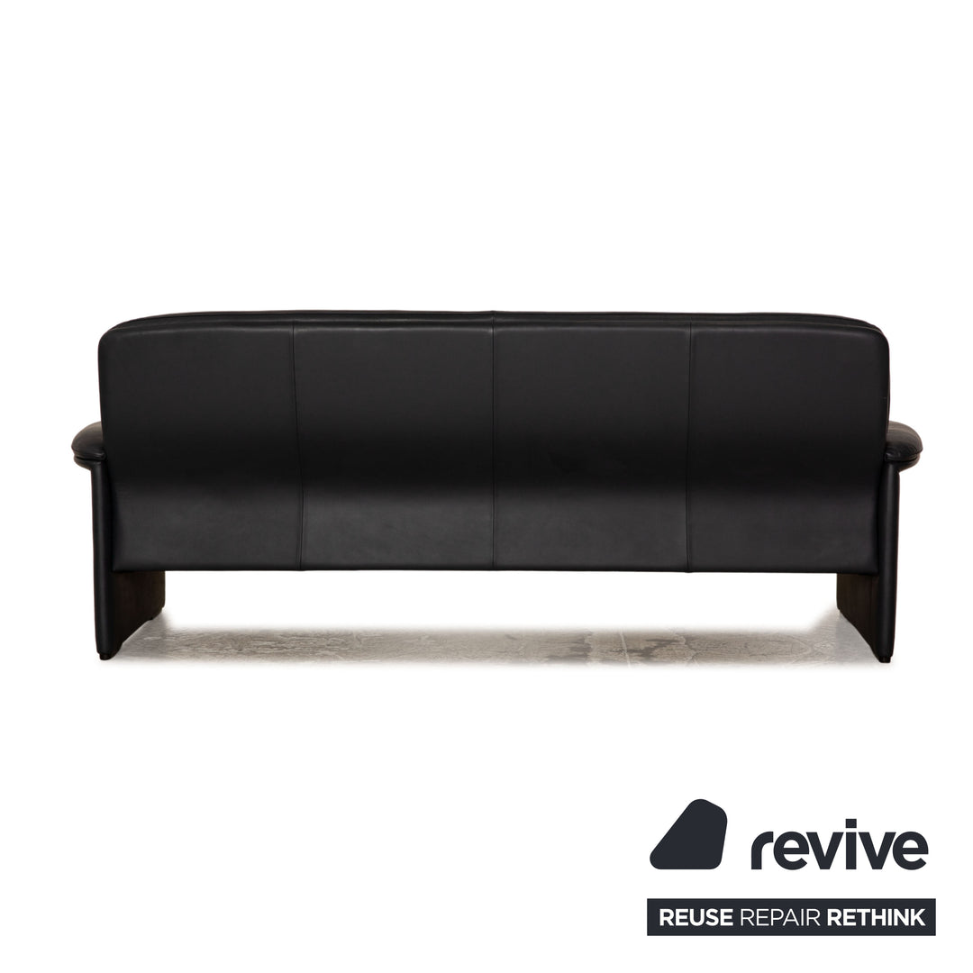 de Sede DS 81 Leder Sofa Garnitur Blau Dreisitzer Zweisitzer Sofa Couch