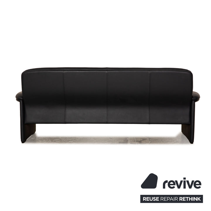de Sede DS 81 Leder Sofa Garnitur Blau Dreisitzer Zweisitzer Sofa Couch