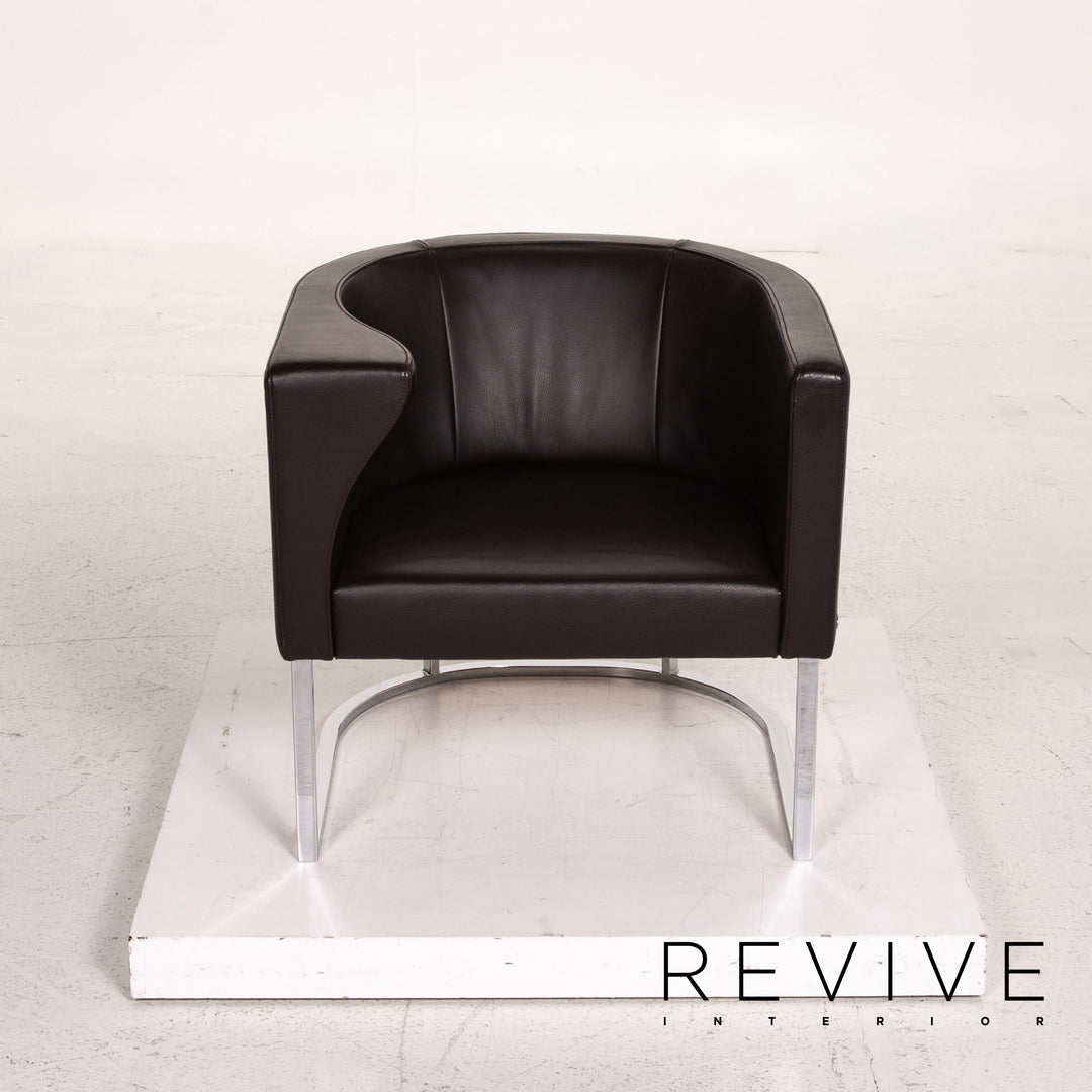 de Sede Leder Sessel Braun Dunkelbraun 2x Sessel #15539