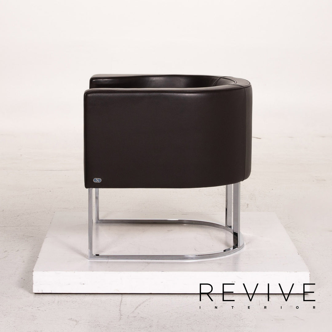 de Sede Leder Sessel Braun Dunkelbraun 2x Sessel #15539