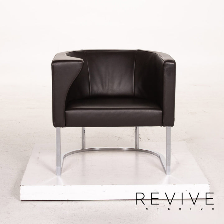 de Sede Leder Sessel Braun Dunkelbraun 2x Sessel #15539