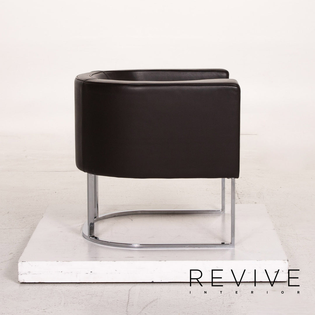 de Sede Leder Sessel Braun Dunkelbraun 2x Sessel #15539