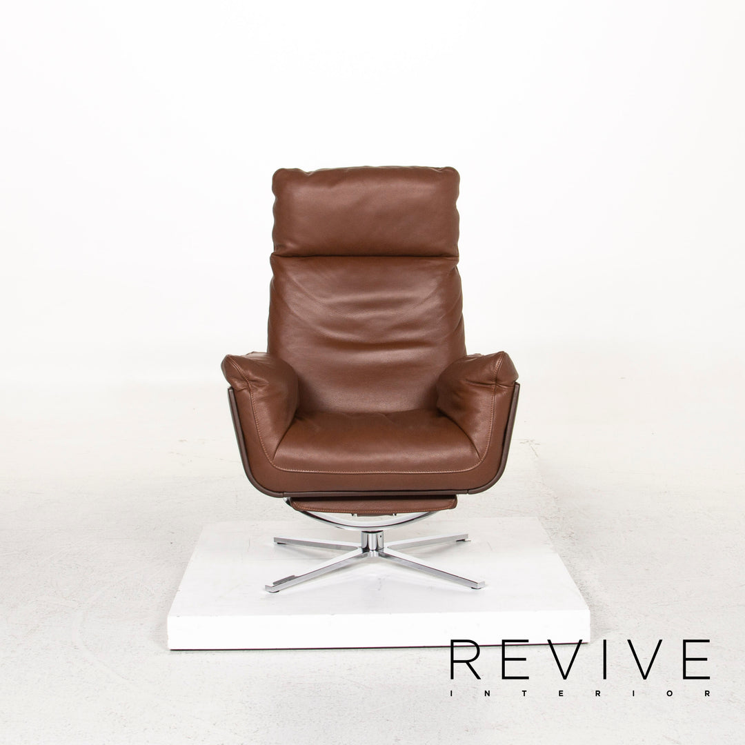 de Sede leather armchair brown function relaxation function #12462