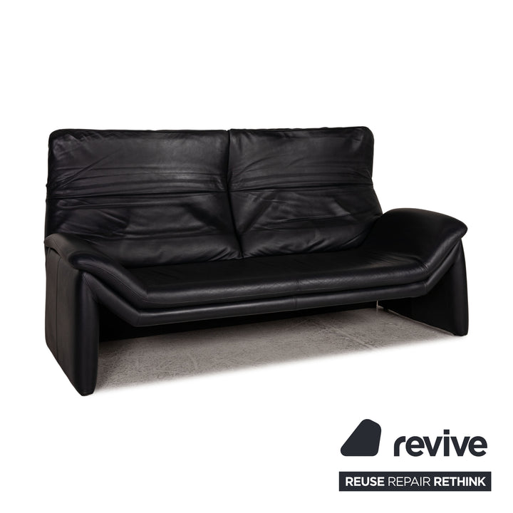 de Sede Leder Sofa Blau 2xZweisitzer Couch