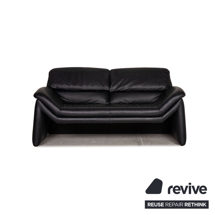 de Sede Leder Sofa Blau 2xZweisitzer Couch