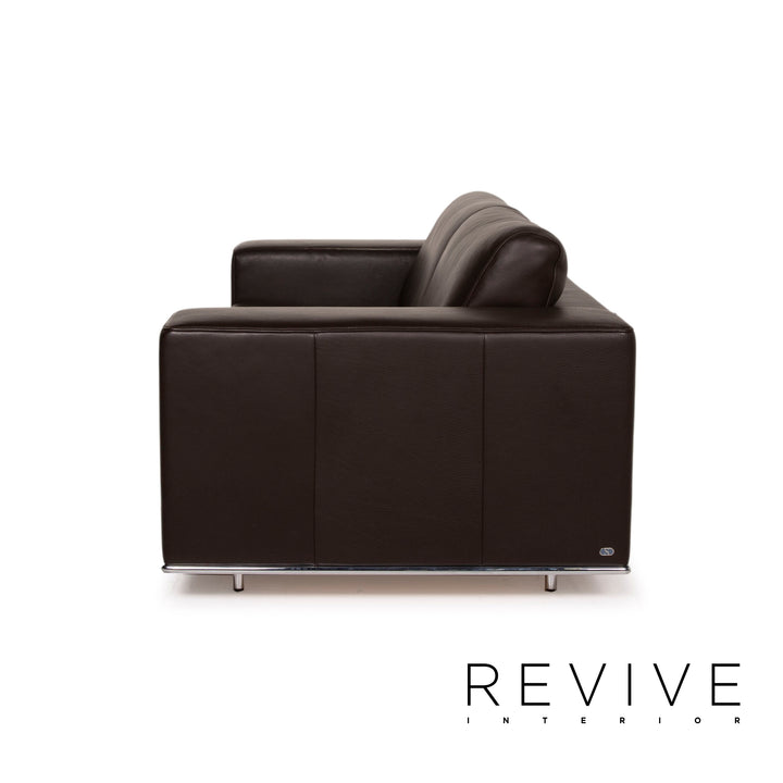 de Sede Leder Sofa Braun Zweisitzer