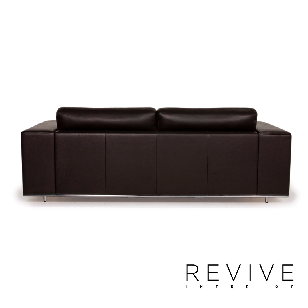 de Sede Leder Sofa Braun Zweisitzer