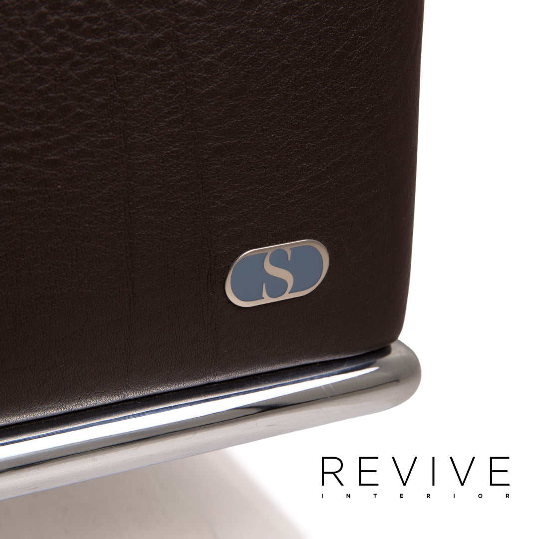 de Sede Leder Sofa Braun Zweisitzer