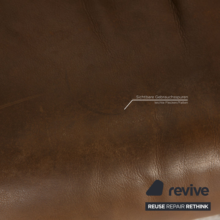 de Sede Leder Sofa Braun Zweisitzer Couch