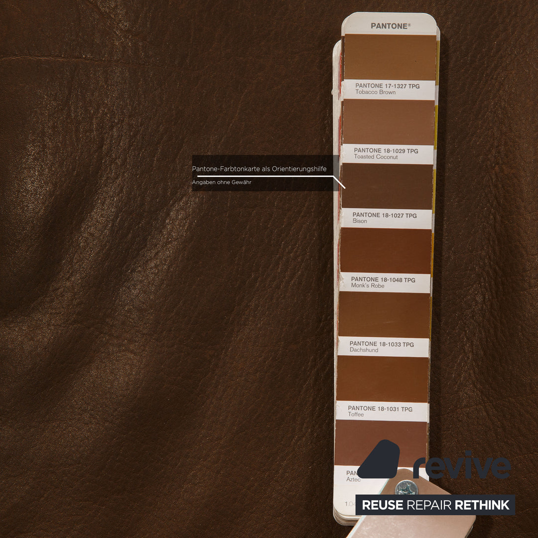 de Sede Leder Sofa Braun Zweisitzer Couch