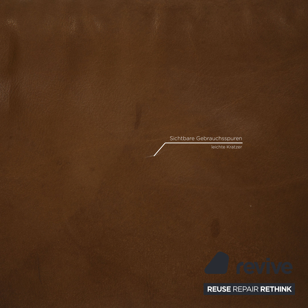 de Sede Leder Sofa Braun Zweisitzer Couch