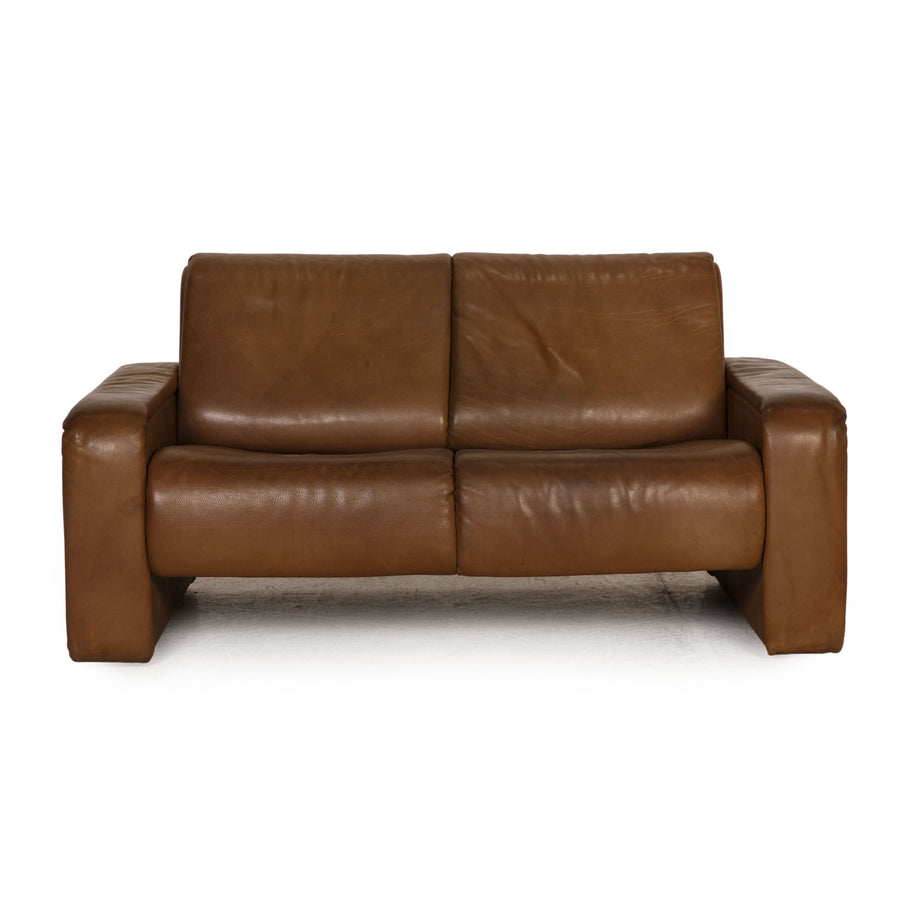 de Sede Leder Sofa Braun Zweisitzer Couch