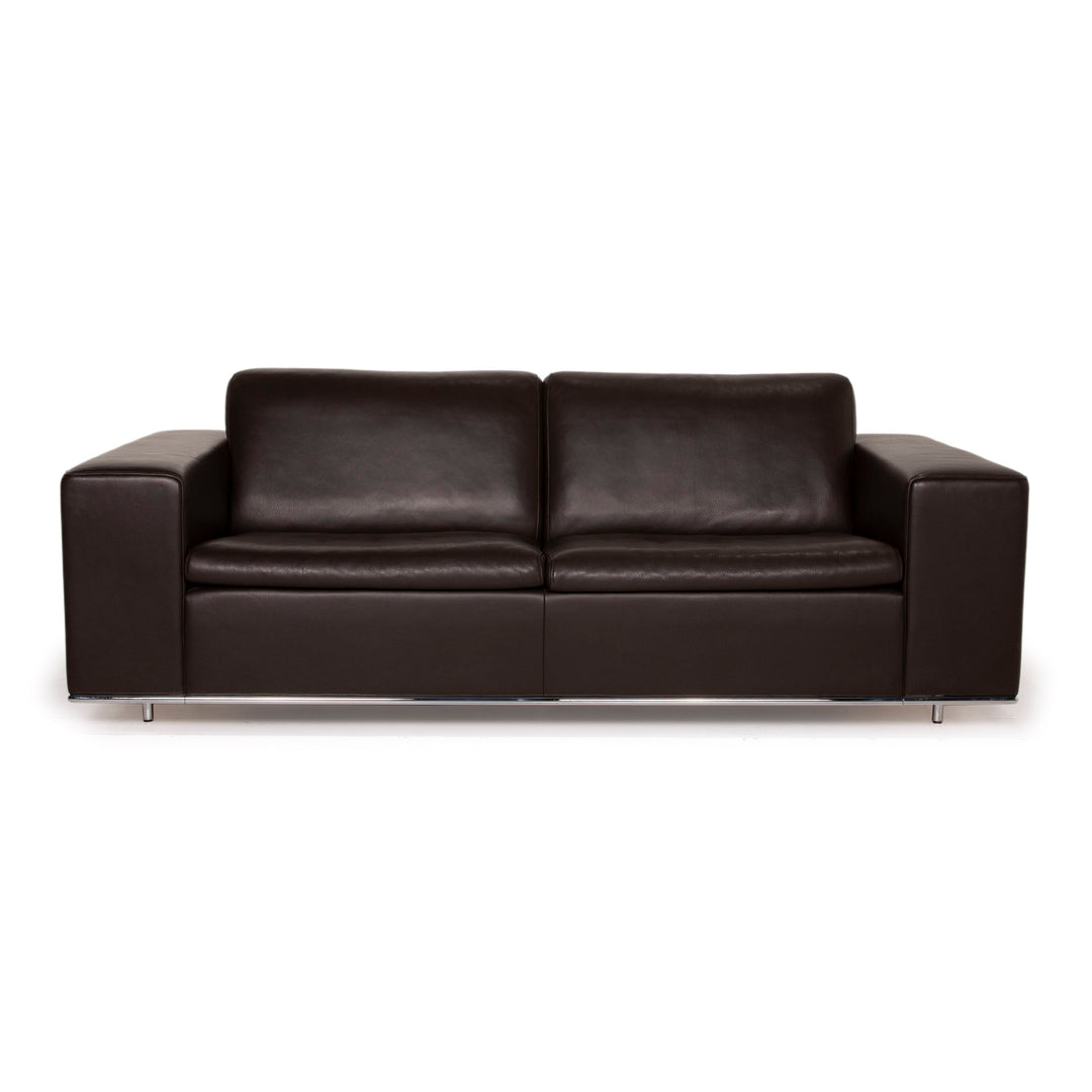 de Sede Leder Sofa Braun Zweisitzer