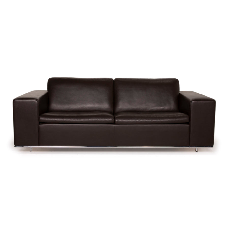 de Sede Leder Sofa Braun Zweisitzer