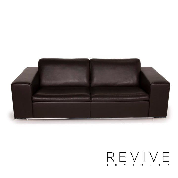 de Sede Leder Sofa Braun Zweisitzer