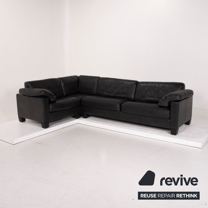de Sede Leder Sofa Dunkelgrün Ecksofa #14349