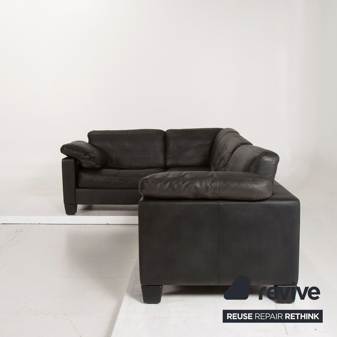 de Sede Leder Sofa Dunkelgrün Ecksofa #14349