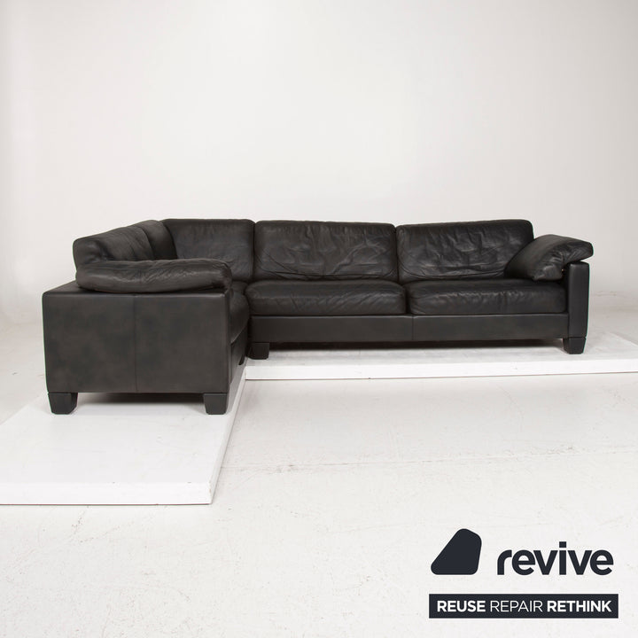 de Sede Leder Sofa Dunkelgrün Ecksofa #14349