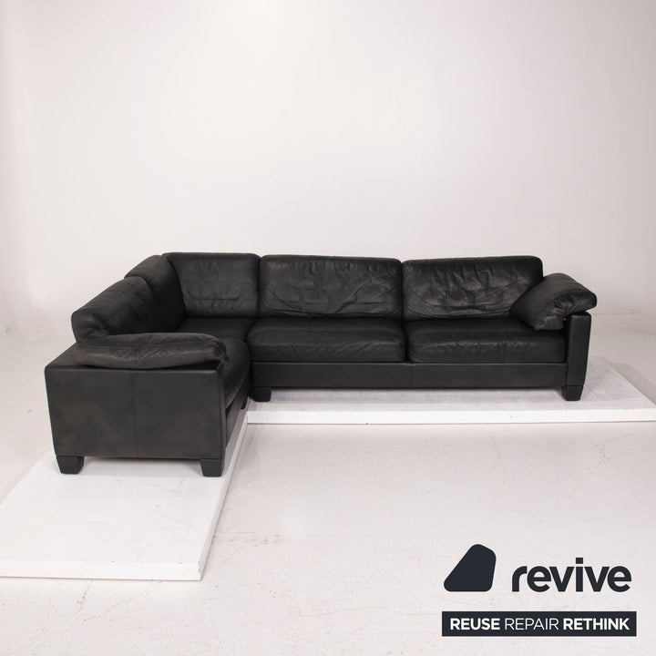 de Sede Leder Sofa Dunkelgrün Ecksofa #14349