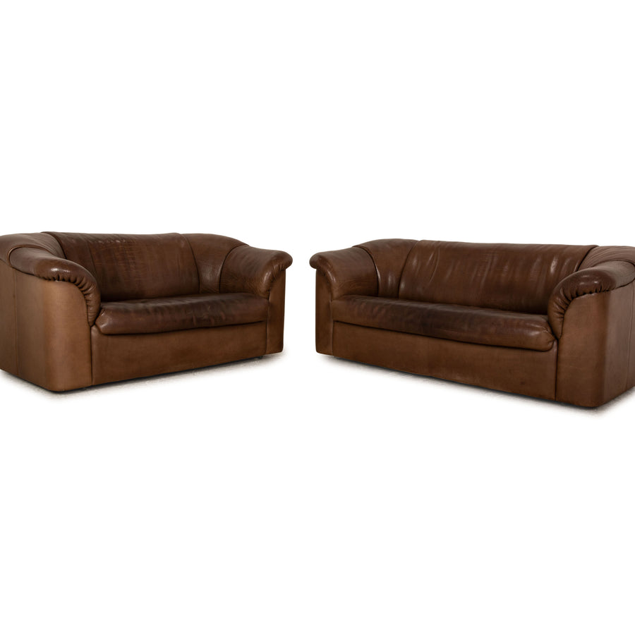 De Sede Leder Sofa Garnitur Braun 2x Zweisitzer Sofa Couch