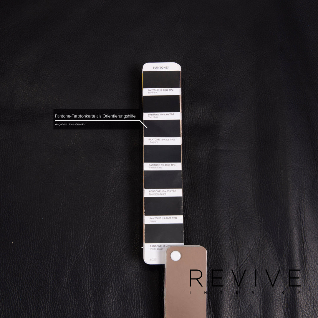 de Sede Leder Sofa Schwarz Zweisitzer #14928