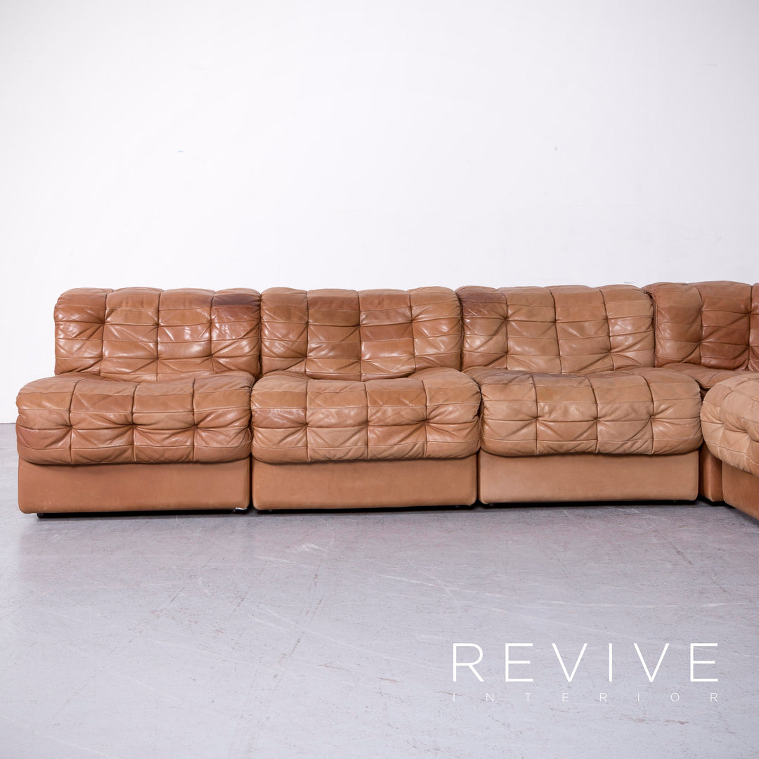de Sede DS 11 designer leather sofa brown genuine leather corner sofa couch #6871