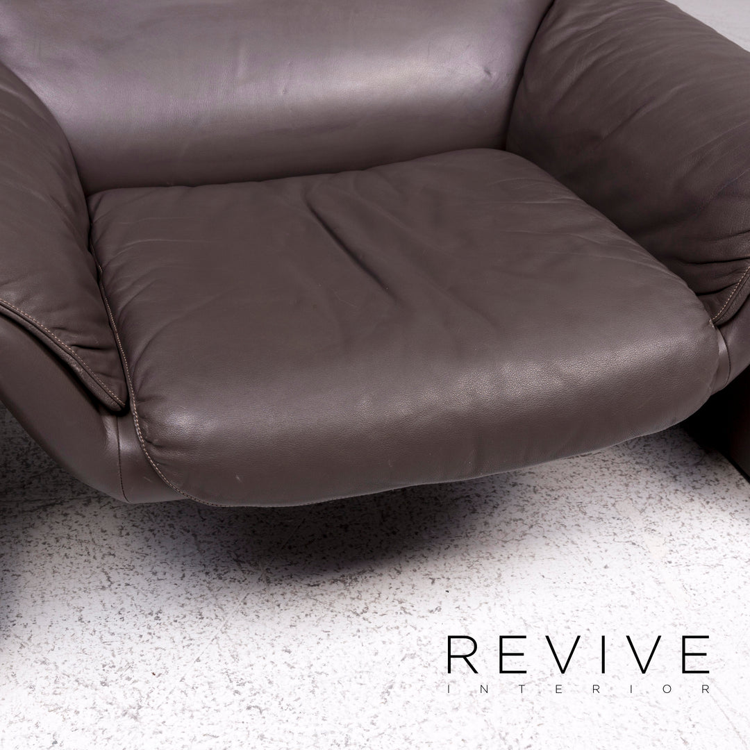 de Sede DS 2011 Designer Leder Sessel Grau #9504