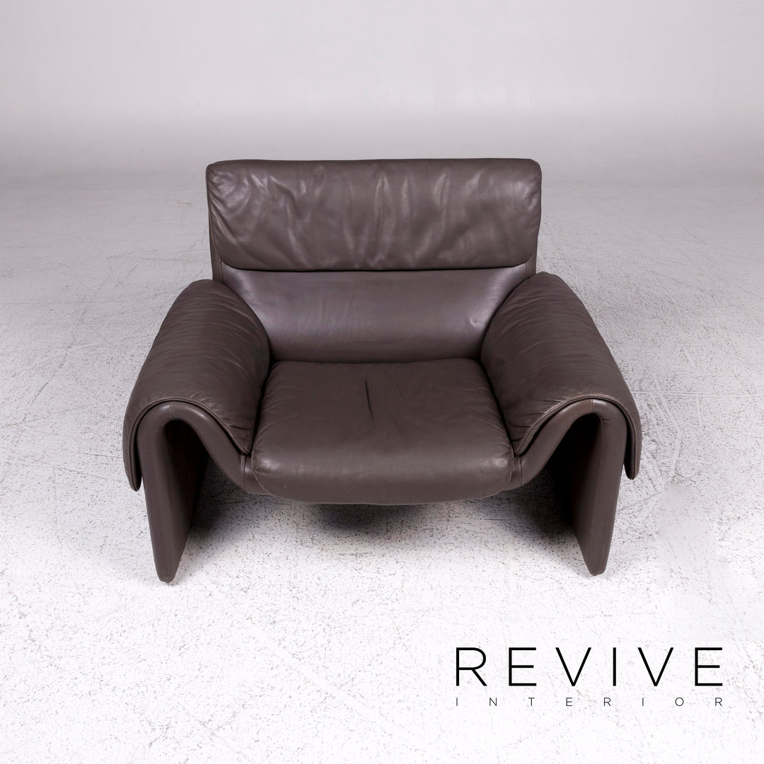 de Sede DS 2011 Designer Leder Sessel Grau #9504