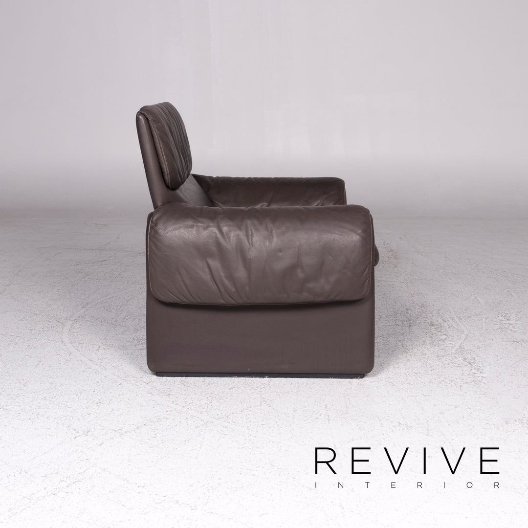 de Sede DS 2011 Designer Leder Sessel Grau #9504