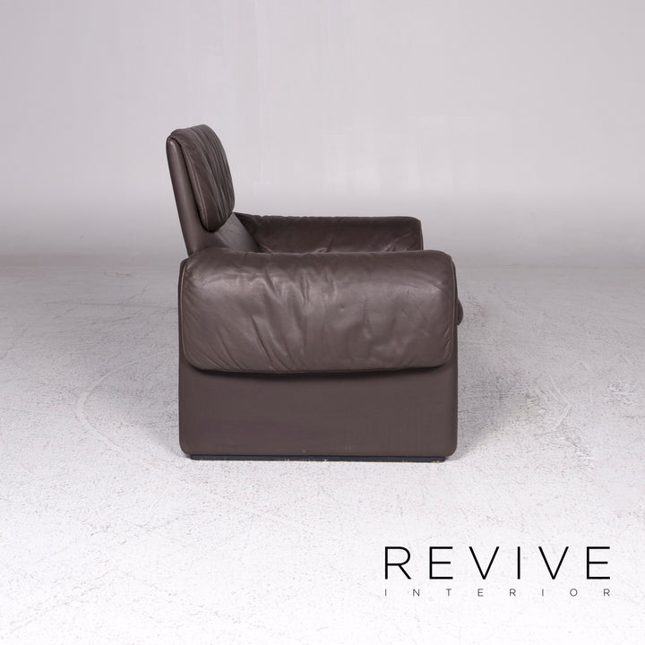 de Sede DS 2011 Designer Leder Sessel Grau #9504