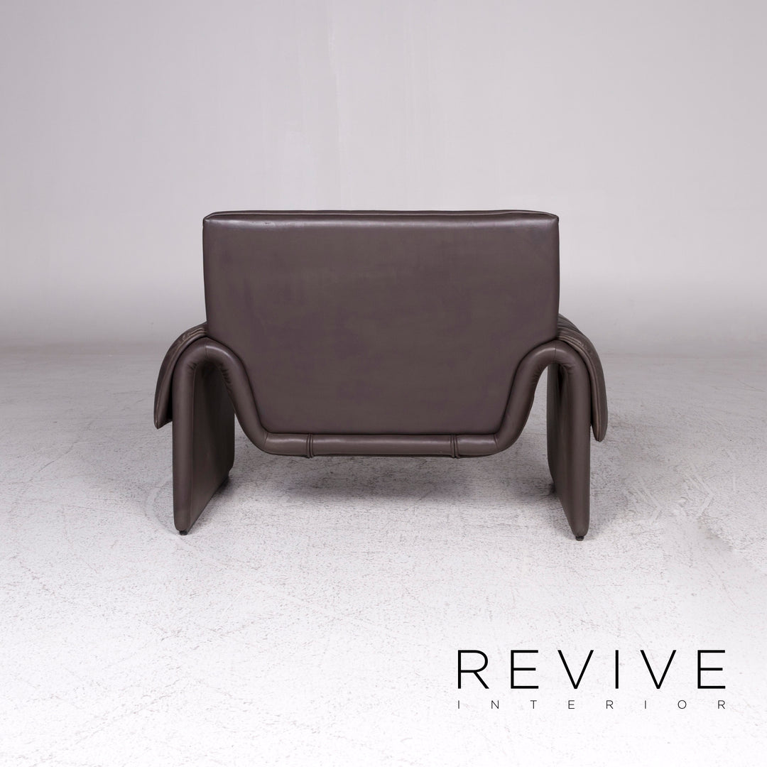 de Sede DS 2011 Designer Leder Sessel Grau #9504