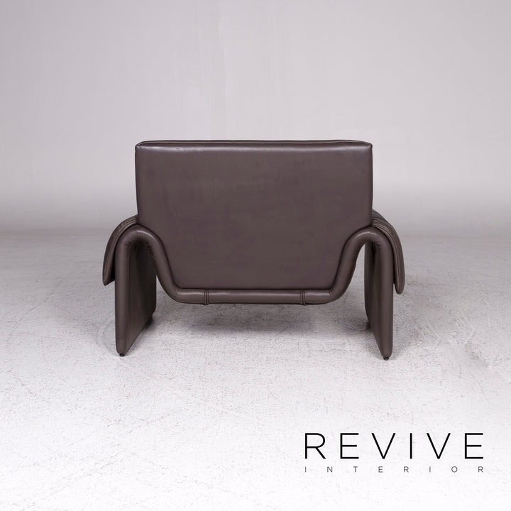 de Sede DS 2011 Designer Leder Sessel Grau #9504