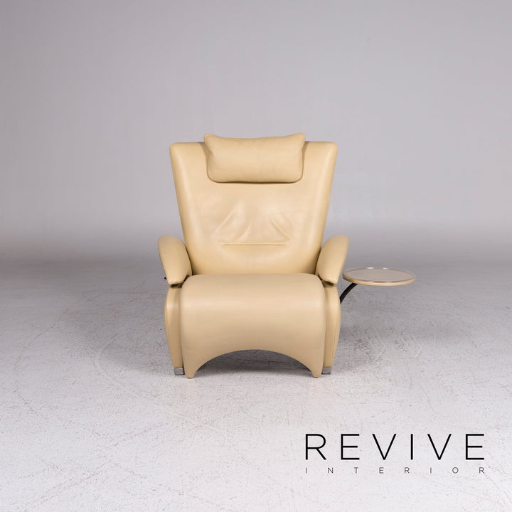 de Sede DS 260 Designer Leder Sessel Beige Relax Funktion #9492